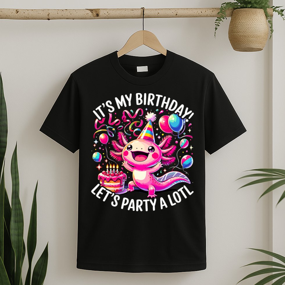 Birthday Axolotl PartyBirthday Axolotl Party  T-Shirt