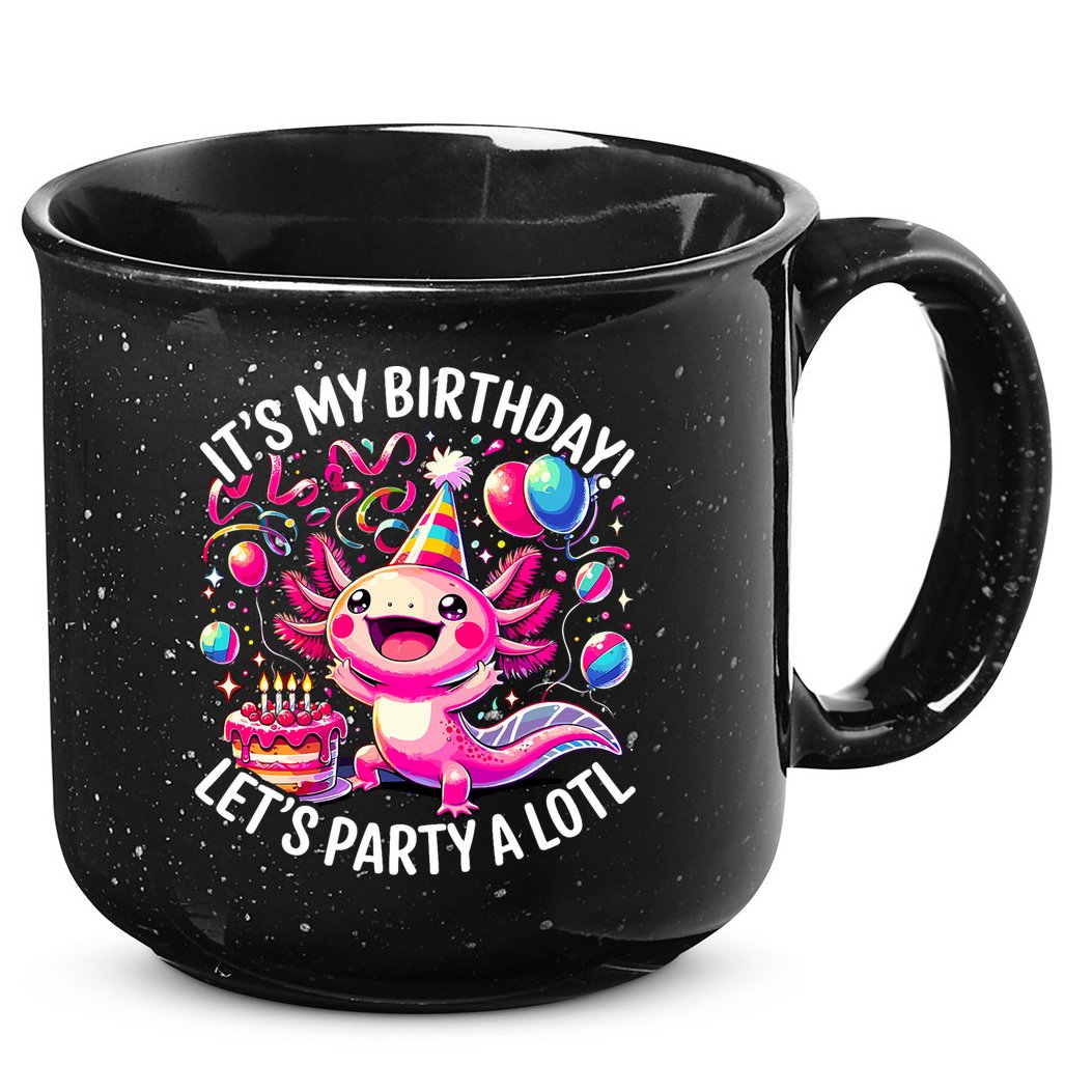 Birthday Axolotl PartyBirthday Axolotl Party  15oz Campfire Ceramic Mug