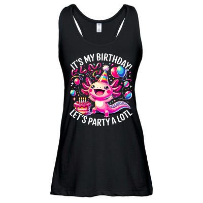Birthday Axolotl PartyBirthday Axolotl Party  Ladies Essential Flowy Tank
