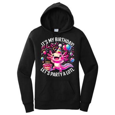 Birthday Axolotl PartyBirthday Axolotl Party  Women's Pullover Hoodie