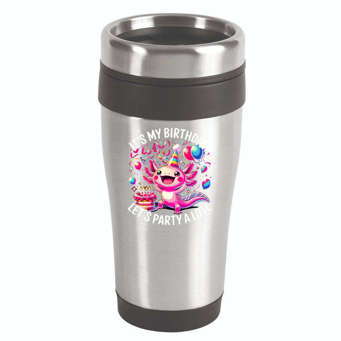 Birthday Axolotl PartyBirthday Axolotl Party  16oz Travel Tumbler