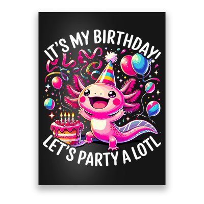 Birthday Axolotl PartyBirthday Axolotl Party  Poster