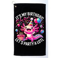 Birthday Axolotl PartyBirthday Axolotl Party  Golf Towel