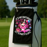 Birthday Axolotl PartyBirthday Axolotl Party  Golf Towel