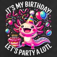 Birthday Axolotl PartyBirthday Axolotl Party  Golf Towel