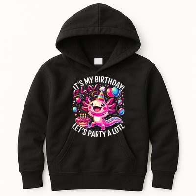 Birthday Axolotl PartyBirthday Axolotl Party  Kids Hoodie