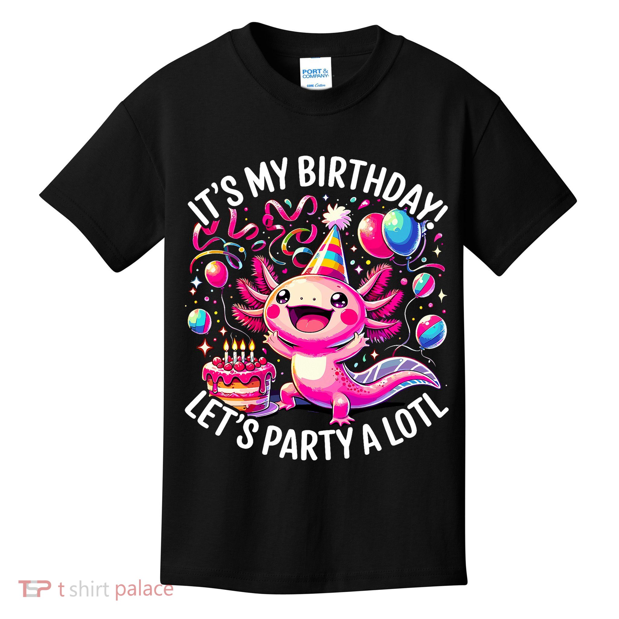 Birthday Axolotl PartyBirthday Axolotl Party  Kids T-Shirt