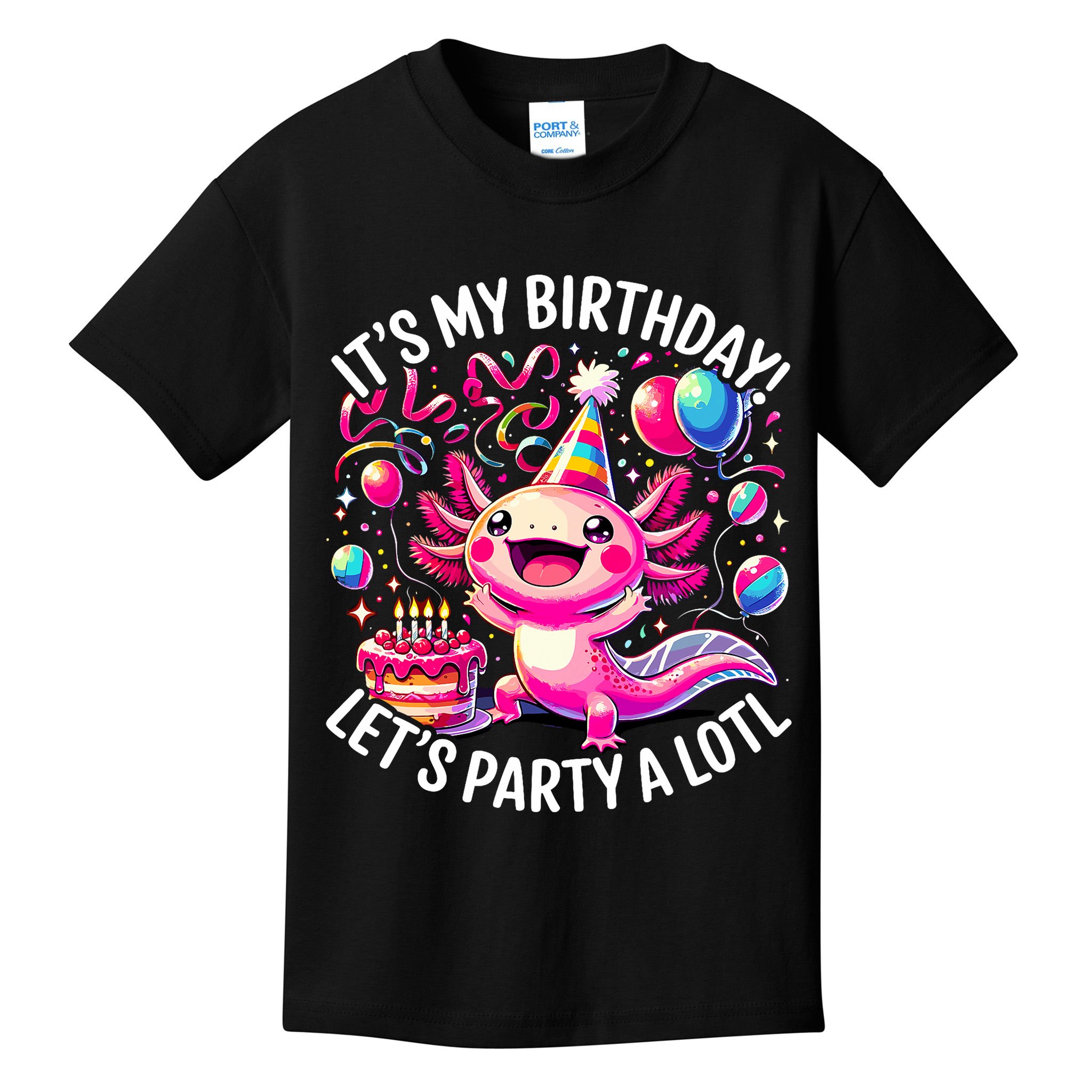 Birthday Axolotl PartyBirthday Axolotl Party  Kids T-Shirt