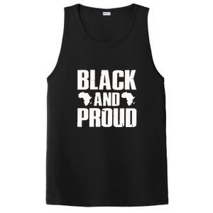 Black And Proud Black Pride Black History Month PosiCharge Competitor Tank