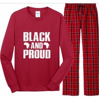 Black And Proud Black Pride Black History Month Long Sleeve Pajama Set