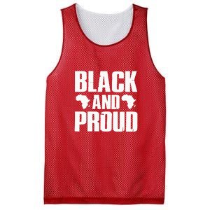 Black And Proud Black Pride Black History Month Mesh Reversible Basketball Jersey Tank