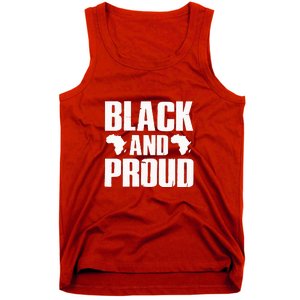 Black And Proud Black Pride Black History Month Tank Top