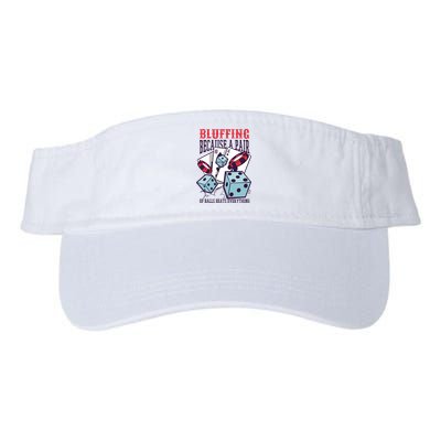 Bluffing A Pair Of Balls Beats Everything Funny Poker Visor