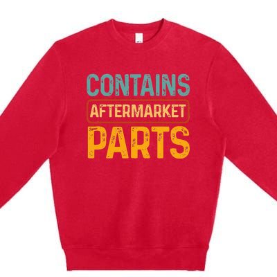 Bionic Aftermarket Parts Design Knee And Hip Replacement Premium Crewneck Sweatshirt