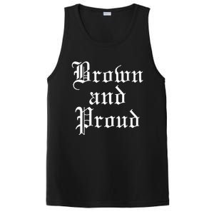 Brown And Proud Latino Mexican Raza Chicano PosiCharge Competitor Tank