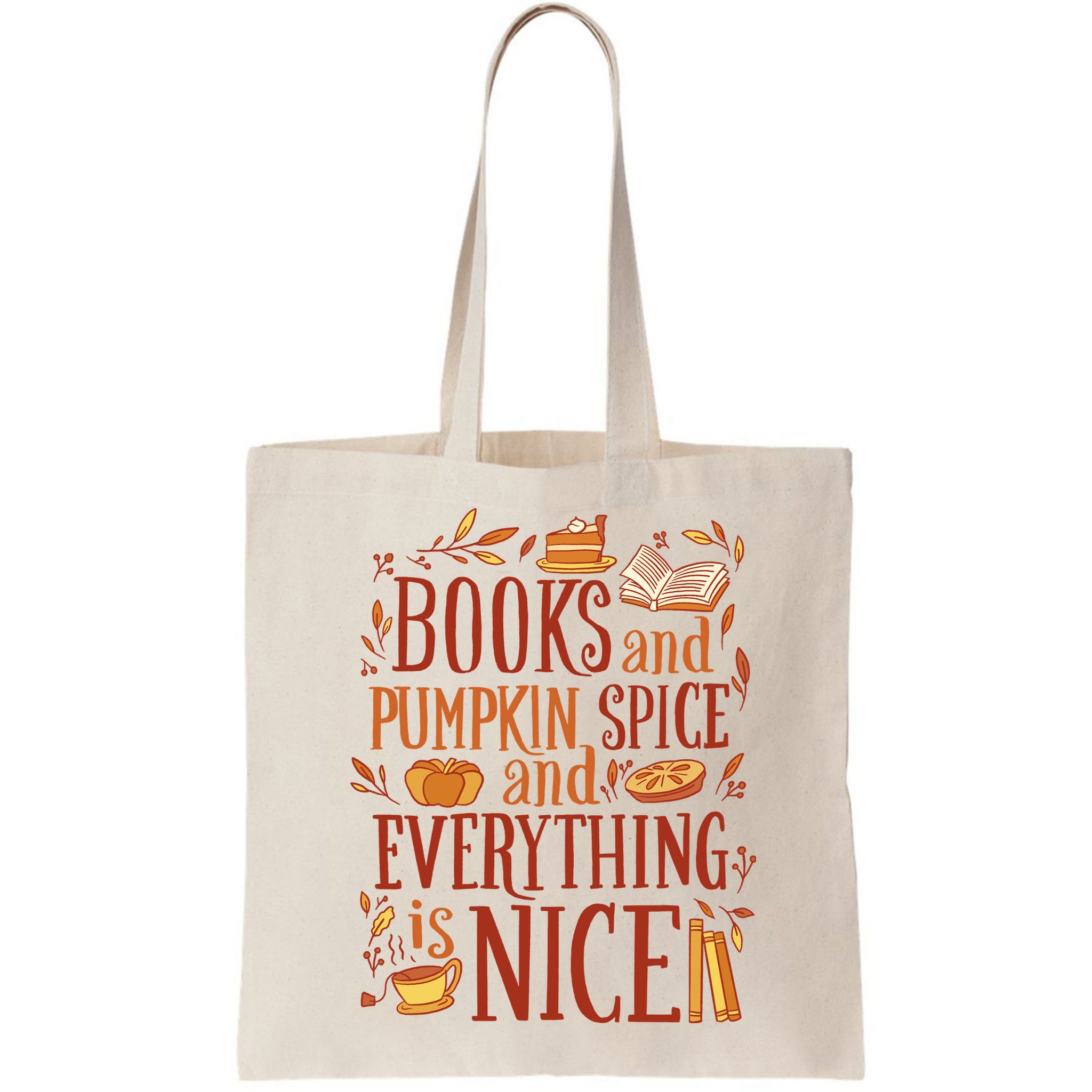Books And Pumpkin Spice Fall Bag