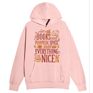 Books And Pumpkin Spice Fall Urban Pullover Hoodie