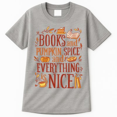 Books And Pumpkin Spice Fall Tall T-Shirt