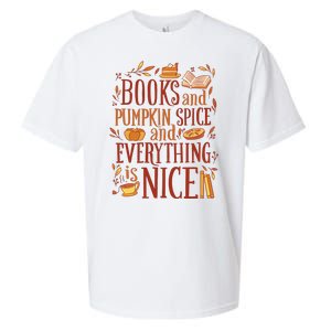 Books And Pumpkin Spice Fall Sueded Cloud Jersey T-Shirt