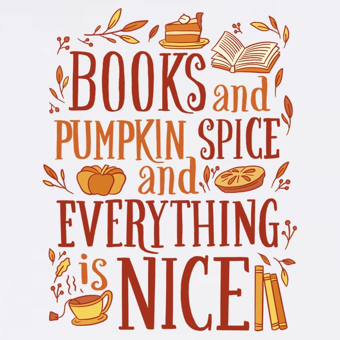 Books And Pumpkin Spice Fall Visor