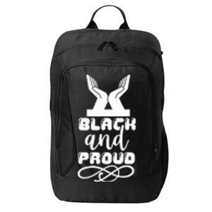 Black And Proud City Backpack