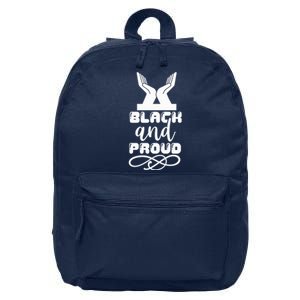 Black And Proud 16 in Basic Backpack