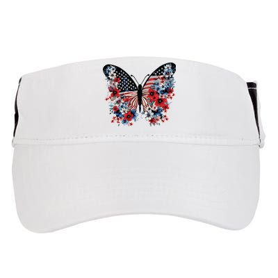 Butterfly America Patriotic 4th Of July Adult Drive Performance Visor
