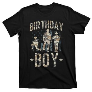 Birthday Army Party Army Decorations Birthday Party T-Shirt