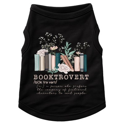 Booktrovert A Person Who Prefers The Company Of Fictional Characters To Read Peo Doggie Tank