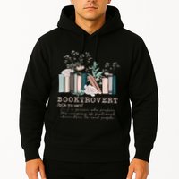 Booktrovert A Person Who Prefers The Company Of Fictional Characters To Read Peo Hoodie