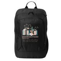 Booktrovert A Person Who Prefers The Company Of Fictional Characters To Read Peo City Backpack
