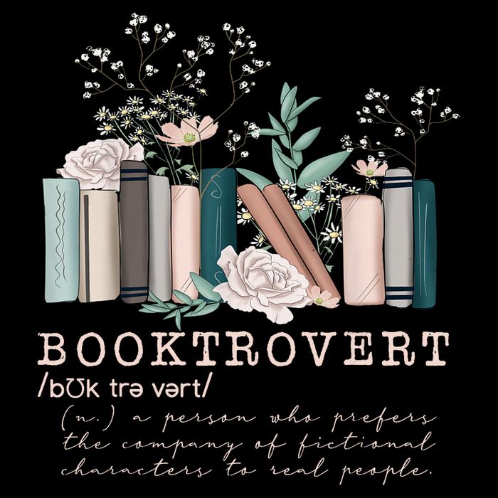 Booktrovert A Person Who Prefers The Company Of Fictional Characters To Read Peo 7-Panel Snapback Hat