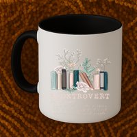 Booktrovert A Person Who Prefers The Company Of Fictional Characters To Read Peo Mug