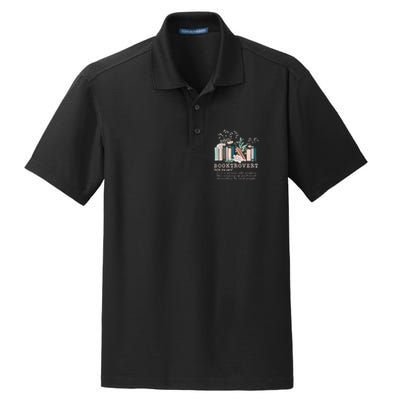 Booktrovert A Person Who Prefers The Company Of Fictional Characters To Read Peo Dry Zone Grid Polo