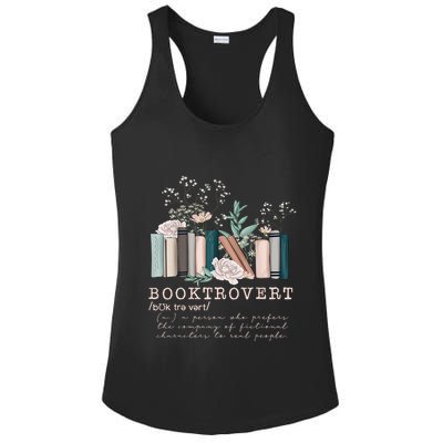 Booktrovert A Person Who Prefers The Company Of Fictional Characters To Read Peo Ladies PosiCharge Competitor Racerback Tank
