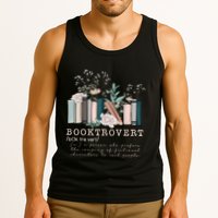 Booktrovert A Person Who Prefers The Company Of Fictional Characters To Read Peo Tank Top