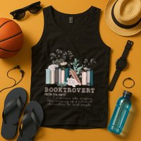 Booktrovert A Person Who Prefers The Company Of Fictional Characters To Read Peo Tank Top