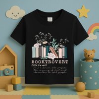 Booktrovert A Person Who Prefers The Company Of Fictional Characters To Read Peo Toddler T-Shirt