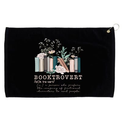 Booktrovert A Person Who Prefers The Company Of Fictional Characters To Read Peo Grommeted Golf Towel