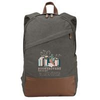 Booktrovert A Person Who Prefers The Company Of Fictional Characters To Read Peo Cotton Canvas Backpack