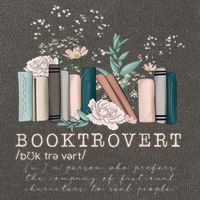 Booktrovert A Person Who Prefers The Company Of Fictional Characters To Read Peo Cotton Canvas Backpack