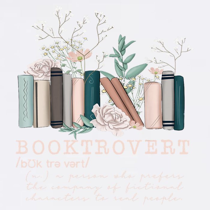 Booktrovert A Person Who Prefers The Company Of Fictional Characters To Read Peo Garment-Dyed Sweatshirt