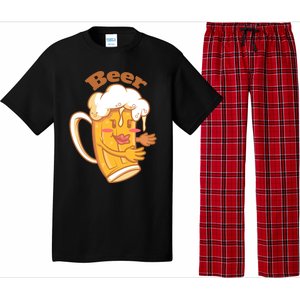 Beer And Pizza Matching Couples Valentines Halloween Costume Cool Gift Pajama Set