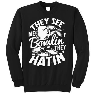 Bowling Alley Pins Spare Strike Sweatshirt