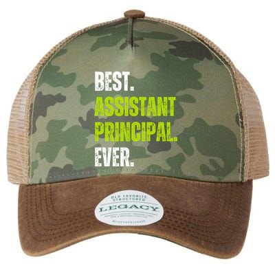 Best Assistant Principal Ever Funny Legacy Tie Dye Trucker Hat