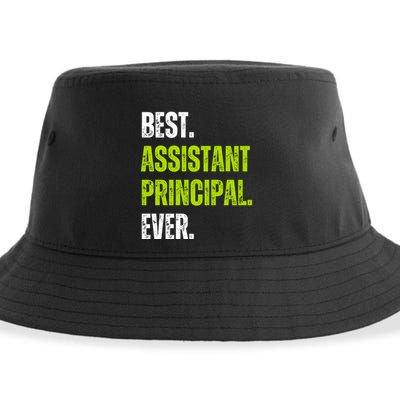 Best Assistant Principal Ever Funny Sustainable Bucket Hat