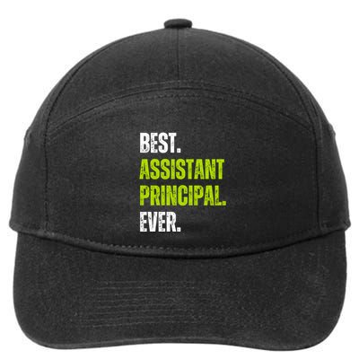 Best Assistant Principal Ever Funny 7-Panel Snapback Hat