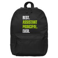 Best Assistant Principal Ever Funny 16 in Basic Backpack