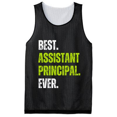 Best Assistant Principal Ever Funny Mesh Reversible Basketball Jersey Tank