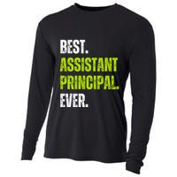 Best Assistant Principal Ever Funny Cooling Performance Long Sleeve Crew